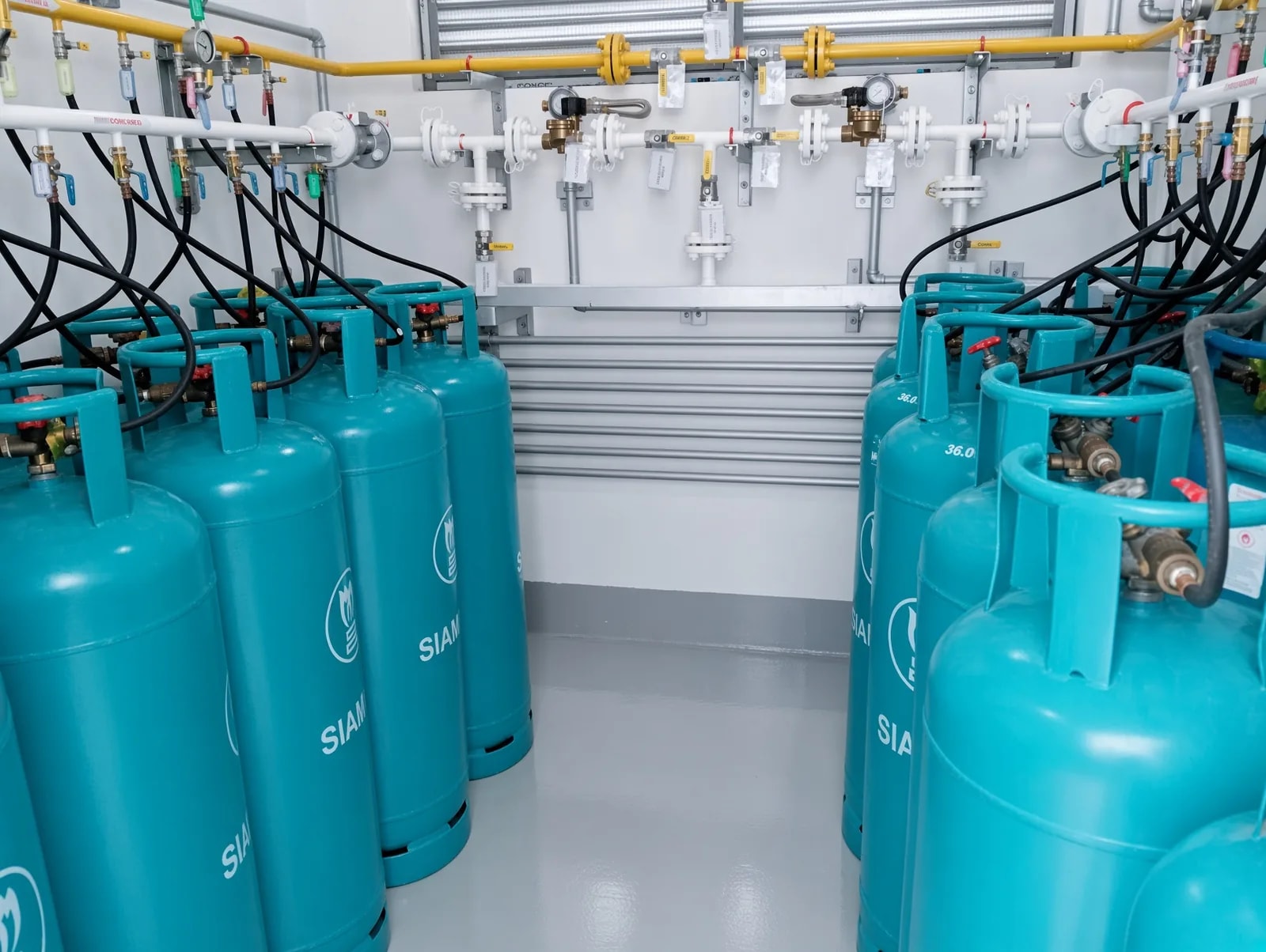 Full view of the gas supply area at Nguyen Kim Da Nang