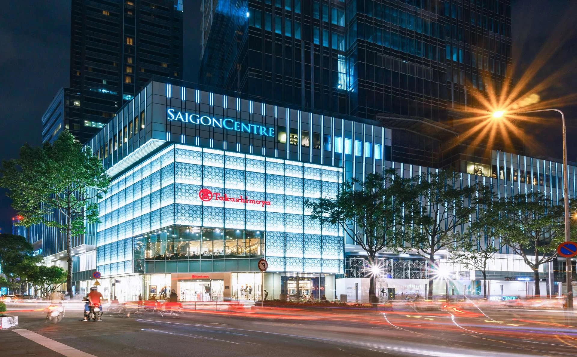 Exterior of Saigon Centre in Ho Chi Minh City